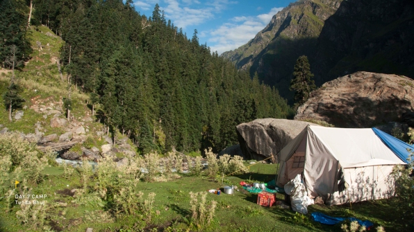 A stunning campsite